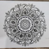 My project for course: The Art of Mandala Drawing: Create Geometric Patterns. Drawing & Ink Illustration project by Mandakini Kaul - 06.09.2023