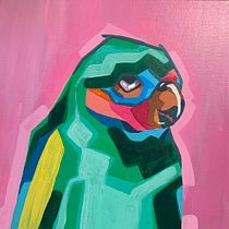 My project for course: Stylized Acrylic Painting: Explore Color and Shape. Painting, Acr, and lic Painting project by Bugs - 06.13.2023