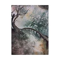 Mein Abschlussprojekt für den Kurs: Verträumte Aquarell-Landschaften: Halte Licht fest. Un projet de Peinture , et Aquarelle de Zana Annalena Orche Orellana - 14.06.2023