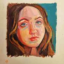My project for course: Portrait Painting with Oil: Explore Light and Shade. Fine Arts, Painting, and Oil Painting project by FLORENCE LAURENT - 06.14.2023
