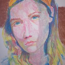 My project for course: Expressive Portrait Drawing with Soft Pastels. Un projet de Illustration traditionnelle, Beaux Arts, Dessin, Dessin de portrait , et Dessin artistique de mel - 15.06.2023