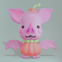 Hector Satum: Kawaii Character Creation in 3D with Blender Ein Projekt aus dem Bereich Traditionelle Illustration, Design von Figuren, Digitale Illustration, 3-D-Modellierung und Manga von rachel.berg13 - 12.06.2023