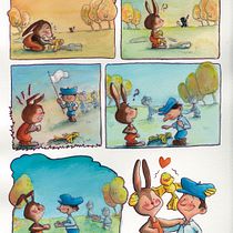 Il mio progetto del corso: Introduzione alla psicologia del colore: la narrativa cromatica. Un projet de Illustration traditionnelle, Beaux Arts, Peinture, Aquarelle, Illustration jeunesse, Narration , et Théorie des couleurs de batterio1976 - 15.06.2023