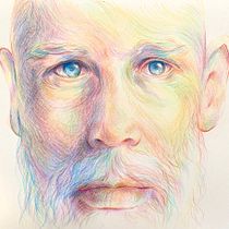 Meu projeto do curso: Desenho de retratos vibrantes com lápis de cor. Un proyecto de Dibujo, Dibujo de Retrato, Sketchbook y Dibujo con lápices de colores de Paola Sansão - 15.06.2023