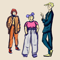Mi proyecto del curso: Diseño de personajes con anatomía estilizada. Un progetto di Illustrazione tradizionale, Character design, Disegno e Disegno anatomico di Simón Castellanos - 15.06.2023