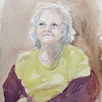 My project for course: Watercolor Portraits: Capture a Model's Personality. Fine Arts, Painting, Watercolor Painting, and Portrait Drawing project by lynnek - 06.15.2023