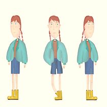 My project for course: Illustrated Characters Factory. Traditional illustration, Character Design, Digital Illustration, Children's Illustration, and Narrative project by esuzy2402 - 06.16.2023