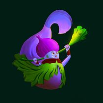 Mijn project van de cursus: Ontwerp fantasykarakters met Procreate Ein Projekt aus dem Bereich Traditionelle Illustration, Design von Figuren, Digitale Illustration, Digitale Zeichnung und Digitale Malerei von annemenawijn - 16.06.2023