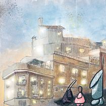 Mi proyecto del curso: Dibujo, pintura y digitalización en Photoshop de mundos imaginarios. Sketching, Drawing, Digital Illustration, Architectural Illustration, and Narrative project by Anna Afinogenova - 06.17.2023
