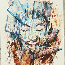 My project for course: Experimental Portraiture with Ink, Tea and Alcohol. Un projet de Beaux Arts, Peinture, Dessin et Illustration à l'encre de birlasangeeta60 - 17.06.2023
