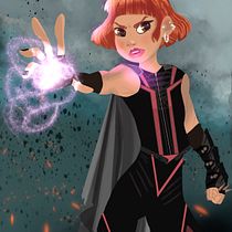 My project for course: Female Cartoon Character Design with Procreate. Traditional illustration, Digital Illustration, and Digital Drawing project by Amanda Friberg - 06.17.2023
