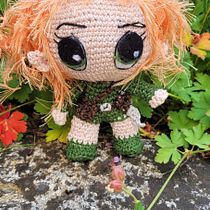 Mein Abschlussprojekt für den Kurs: Amigurumis: Menschliche Figuren häkeln. Arts, Crafts, To, Design, Fiber Arts, Crochet, Amigurumi, and Textile Design project by susanne_karner - 06.17.2023