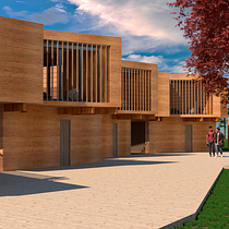 Mi proyecto del curso: Representación gráfica de proyectos arquitectónicos. Un projet de Architecture, Design graphique, Architecture d'intérieur, Design d'intérieur, Pa, sagisme, Collage, Architecture numérique et Illustration architecturale de Héctor Moral Cifuentes - 17.06.2023