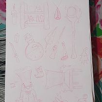 Mi proyecto del curso: Diario de dibujo: crea personajes fantásticos Ein Projekt aus dem Bereich Design von Figuren, Skizzenentwurf, Bleistiftzeichnung, Zeichnung und Sketchbook von fernandaescalona888 - 18.06.2023