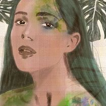 Mi proyecto del curso: Retrato ilustrado con Procreate. Projekt z dziedziny Trad, c, jna ilustracja, Grafika wektorowa, Ilustracja c, frowa i Portret użytkownika luk12 - 19.06.2023
