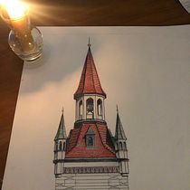 Mi proyecto del curso: Dibujo arquitectónico con realismo, riqueza y detalle. Projekt z dziedziny  Architektura, Sketching,  R, sunek, R, sunek realist, czn,  R i sunek architektoniczn użytkownika Adriana Nappa Fernández - 19.06.2023