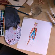 Mi proyecto del curso: Ilustración y caracterización de personajes con acuarela. Un proyecto de Ilustración tradicional, Diseño de personajes, Pintura y Pintura a la acuarela de María Hermoso - 19.06.2023