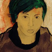 Illustrated Portraits with Procreate. Projekt z dziedziny Trad, c, jna ilustracja, Grafika wektorowa, Ilustracja c, frowa i Portret użytkownika marciocha - 19.06.2023