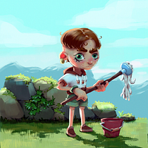 Mon projet du cours : Principes d’illumination pour la peinture numérique. Traditional illustration, Digital Illustration, and Digital Painting project by templar3 - 06.18.2023