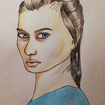 Mi proyecto del curso: Retrato en acuarela a partir de una fotografía. Traditional illustration project by adrian_strato - 06.19.2023