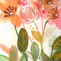 My project for course: Artistic Floral Watercolor: Connect with Nature. Ilustração tradicional, Pintura, Pintura em aquarela e Ilustração botânica projeto de Vanessa Wagner - 19.06.2023