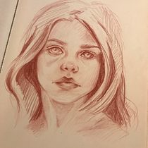 My project for course: Graphite Line Drawing for Portrait Sketchbooking. Un proyecto de Bellas Artes, Bocetado, Dibujo, Dibujo de Retrato y Sketchbook de Ana Teixeira - 20.06.2023