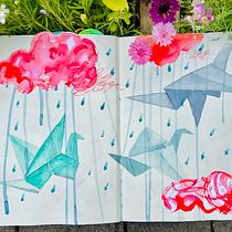 My project for course: Creative Watercolor Sketching for Beginners. Traditional illustration, Sketching, Creativit, Drawing, Watercolor Painting, and Sketchbook project by exogenesis0symphony - 06.20.2023