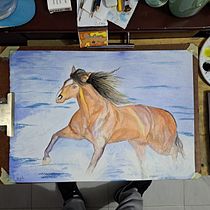 Mi proyecto del curso: Técnicas experimentales de acuarela para principiantes Ein Projekt aus dem Bereich Traditionelle Illustration, Bildende Künste, Aquarellmalerei und Naturalistische Illustration von Julián Alberto Hernández Aranzazu - 21.06.2023