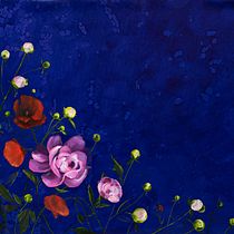 My project for course: Expressive Floral Painting with Acrylic Paint. Artes plásticas, Pintura, Pintura Acrílica e Ilustração botânica projeto de Zuzana Zachová - 21.06.2023