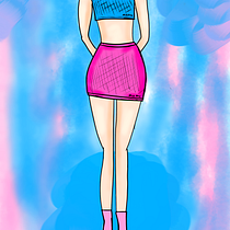 Meu projeto do curso: Ilustração de croqui de moda. Een project van Traditionele illustratie,  Schetsen,  Modeontwerp, Digitale tekening y Mode-illustratie van Jéssica Horr - 21.06.2023