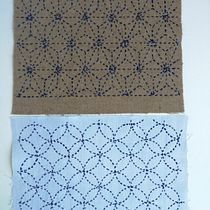 My project for course: Introduction to Japanese Sashiko Stitching. Un projet de Broderie, Art textile, DIY, Upc, cling , et Design textile de yeborath - 15.06.2023