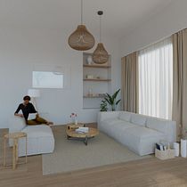 Mi proyecto del curso: Visualización arquitectónica con V-Ray para SketchUp Ein Projekt aus dem Bereich Architektur, Innenarchitektur, Digitale Architektur und ArchVIZ von Julia Dominguez - 19.06.2023