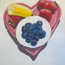 My project for course: Gouache Painting: Create Vibrant Works of Art. Fine Arts, Painting, Color Theor, and Gouache Painting project by suzyw203 - 06.22.2023