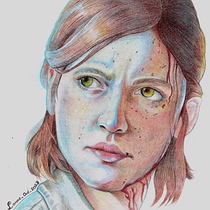 Mi proyecto del curso: Dibujo de retratos llamativos con lápices de colores. Drawing, Portrait Drawing, Sketchbook, and Colored Pencil Drawing project by Lorenz - 06.06.2023