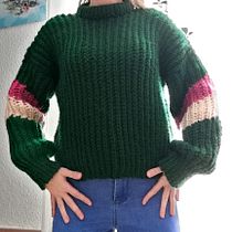 Mi proyecto del curso: Crochet: crea prendas con una sola aguja. Fashion Design, Fiber Arts, DIY, Crochet, and Textile Design project by saraml - 06.22.2023