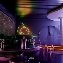 My project for course: 3D Interior Visualizations: Design Retro Spaces in Cinema 4D. 3D, 3D Modeling, and Digital Architecture project by xhesjonllapushi - 06.22.2023