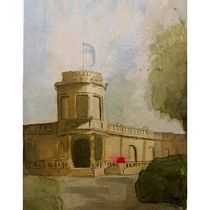 Mi proyecto del curso: Dibujo arquitectónico con acuarela y tinta. Esboçado, Desenho, Pintura em aquarela, Ilustração arquitetônica, Sketchbook e Ilustração com tinta projeto de Ale Navarro - 22.06.2023