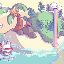My project for course: Designing Kawaii Worlds: Spread Joy Through Illustration. Character Design, Digital Illustration, and Manga project by Lucinda Vessey - 06.22.2023