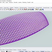 Il mio progetto del corso: Modellazione di pattern 3D con Rhino Grasshopper Ein Projekt aus dem Bereich 3D, Architektur, Möbeldesign und - bau, Innenarchitektur, Produktdesign, 3-D-Modellierung, 3-D-Design, Industriedesign und Digitale Architektur von Lorenzo Focardi - 22.06.2023