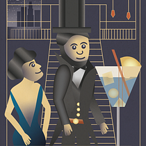 Mój projekt z kursu: Ilustracja cyfrowa w stylu art deco. Traditional illustration, Fine Arts, Poster Design, and Digital Illustration project by michalwolski27 - 06.22.2023