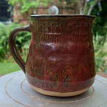 My project for course: Stamp Making for Textured Pottery. Arts, Crafts, Fine Arts, Decoration, Ceramics, and DIY project by elisabethjriley - 06.15.2023