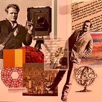 My project for course: Creative Notebook: Experiment with Collage, Stamps, and Decoupage. Ilustração tradicional, Colagem, Papercraft, e Sketchbook projeto de Diana Ricci - 20.06.2023