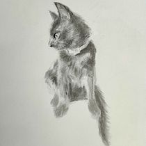 Mi proyecto del curso: Dibujo expresivo con carboncillo. Fine Arts, Drawing, Portrait Drawing, and Naturalistic Illustration project by Nefi Benitez Arzaluz - 06.22.2023
