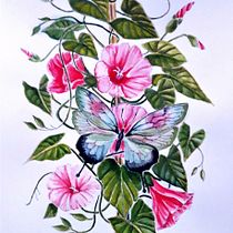 Mijn project van de cursus: Creëer naturalistische illustraties met aquarel en gouache. Fine Arts, Painting, Watercolor Painting, Botanical Illustration, Naturalistic Illustration, and Gouache Painting project by Anita van de Klashorst - 06.23.2023