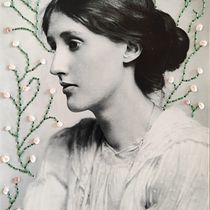Mi proyecto del curso: Introducción al fotobordado: Virginia Woolf. Photograph, Paper Craft, Embroider, DIY, and Textile Design project by Chari Ronda - 06.20.2023