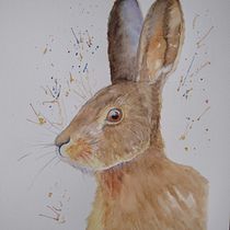 My project for course: Expressive Animal Portraits in Watercolor. Un projet de Illustration traditionnelle, Aquarelle, Dessin réaliste et Illustration naturaliste de wyldchristine - 23.06.2023