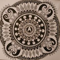 My project for course: The Art of Mandala Drawing: Create Geometric Patterns. Drawing & Ink Illustration project by woodsonamya - 06.23.2023