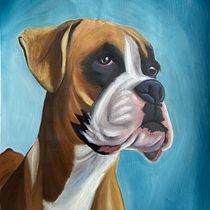 Meu projeto do curso: Retrato realista de animais de estimação com pintura a óleo. Artes plásticas, Pintura, Pintura a óleo e Ilustração naturalista projeto de Sara Hadass @sara.hadass_arte - 12.06.2023
