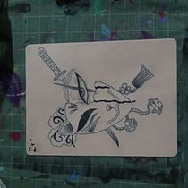 Mi proyecto del curso: Técnicas de tatuaje: sombreado con pepper shading. Ilustração tradicional, e Desenho de tatuagens projeto de girl_tattoo - 23.06.2023