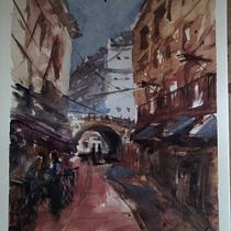 Mi proyecto del curso: Representación arquitectónica en acuarela. Un projet de Illustration traditionnelle, Esquisse , Dessin, Aquarelle, Illustration architecturale , et Carnet de croquis de mariolasangarci - 24.06.2023